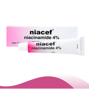 Niacef Gel 4% Netto 15 Gram (Nicotinamide 4%) – Obat Jerawat